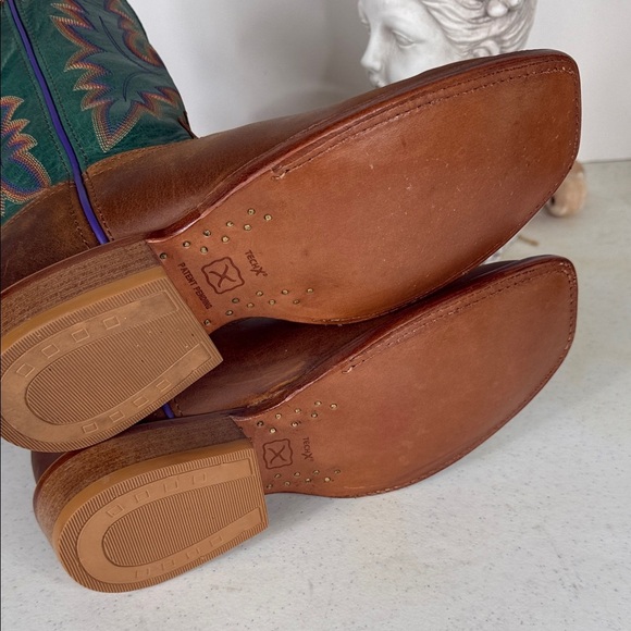 TWISTED X WOMEN'S 11" TECH X WESTERN BOOTS - BROAD SQUARE TOE Sz 7.5 - Picture 9 of 16